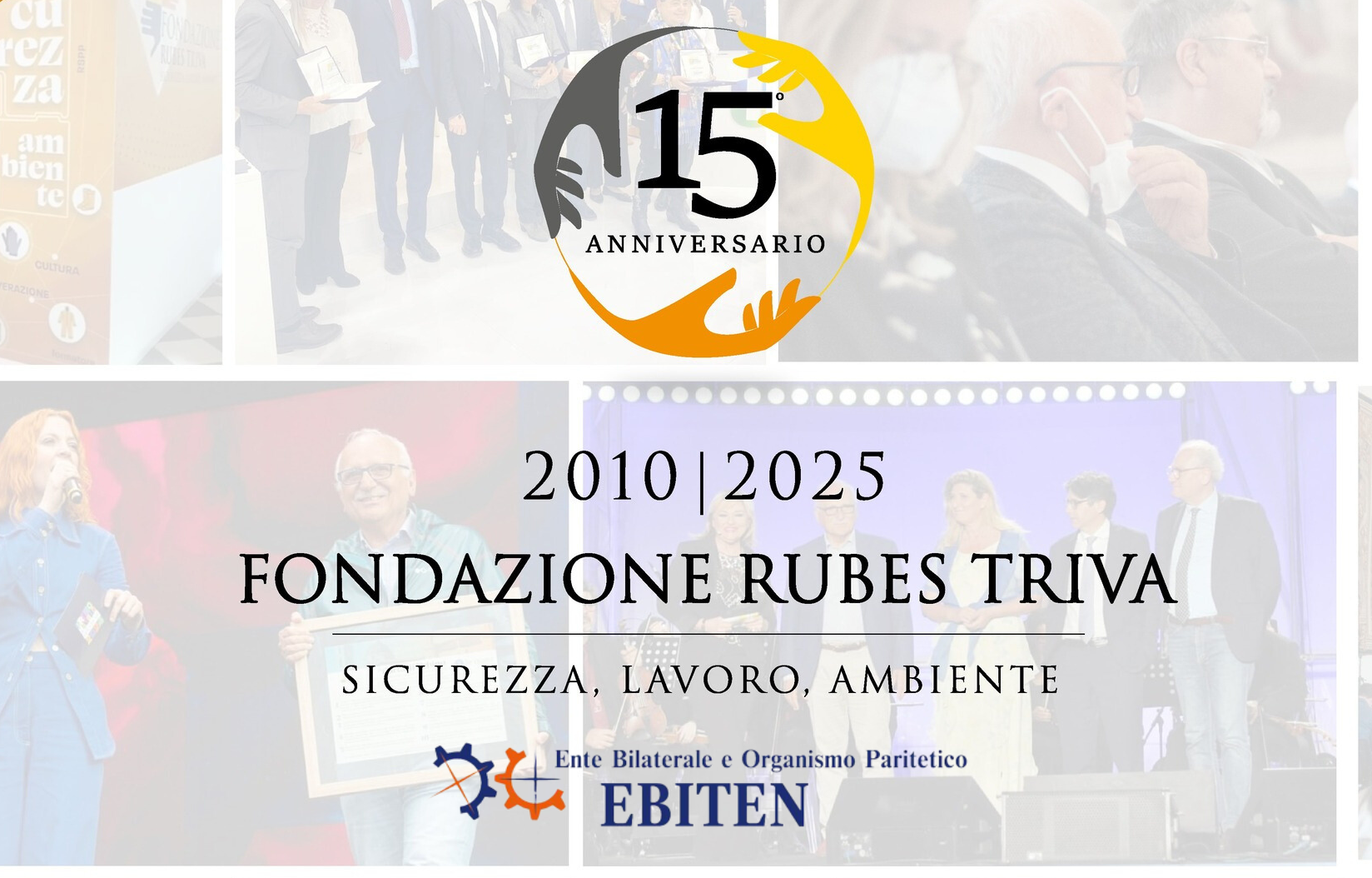 Sicurezza sul lavoro: Ebiten guida il cambiamento al quindicennale della Fondazione Rubes Triva