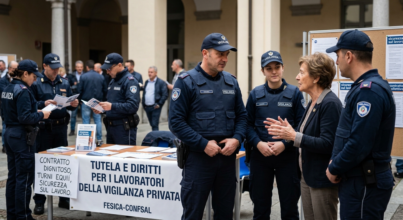 Nuova forza alla tutela nel cagliaritano: Bruno Salis guida il riscatto dei lavoratori della vigilanza privata e dei servizi fiduciari