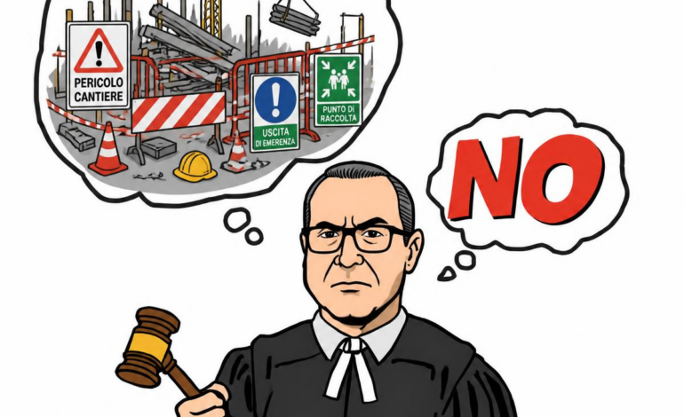 Sicurezza cantieri: la Cassazione “boccia” la tenuità del fatto